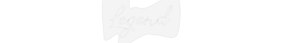 Scritta neon personalizzata Legend