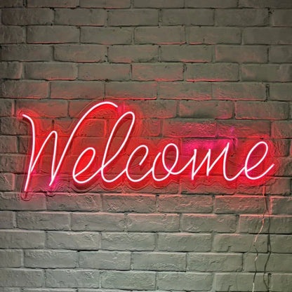 Welcome - Neon led-Simbolo Benvenuto-Neon flex