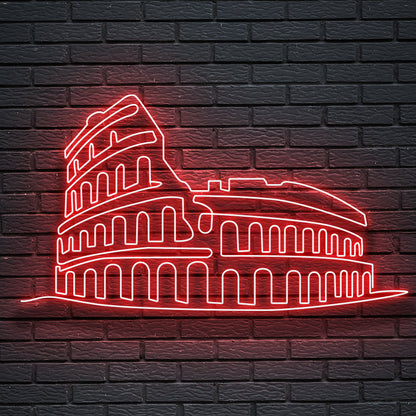 Colosseo - Simbolo Neon led